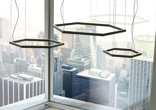 Подвесной светильник модель Exagon Suspension Lamp от фабрики Olev Lighting