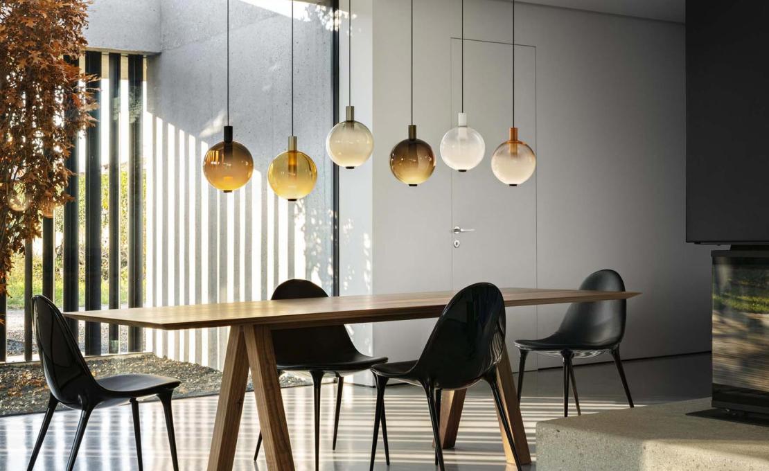 Подвесной светильник модель Beam Stick Nuance Suspension Lamp от фабрики Olev Lighting