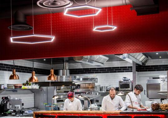 Подвесной светильник модель Exagon Suspension Lamp от фабрики Olev Lighting