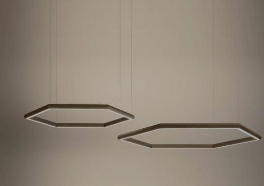 Подвесной светильник модель Poly Esagono 9610 Suspension Lamp от фабрики Olev Lighting
