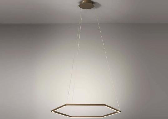Подвесной светильник модель Poly Esagono 9610 Suspension Lamp от фабрики Olev Lighting