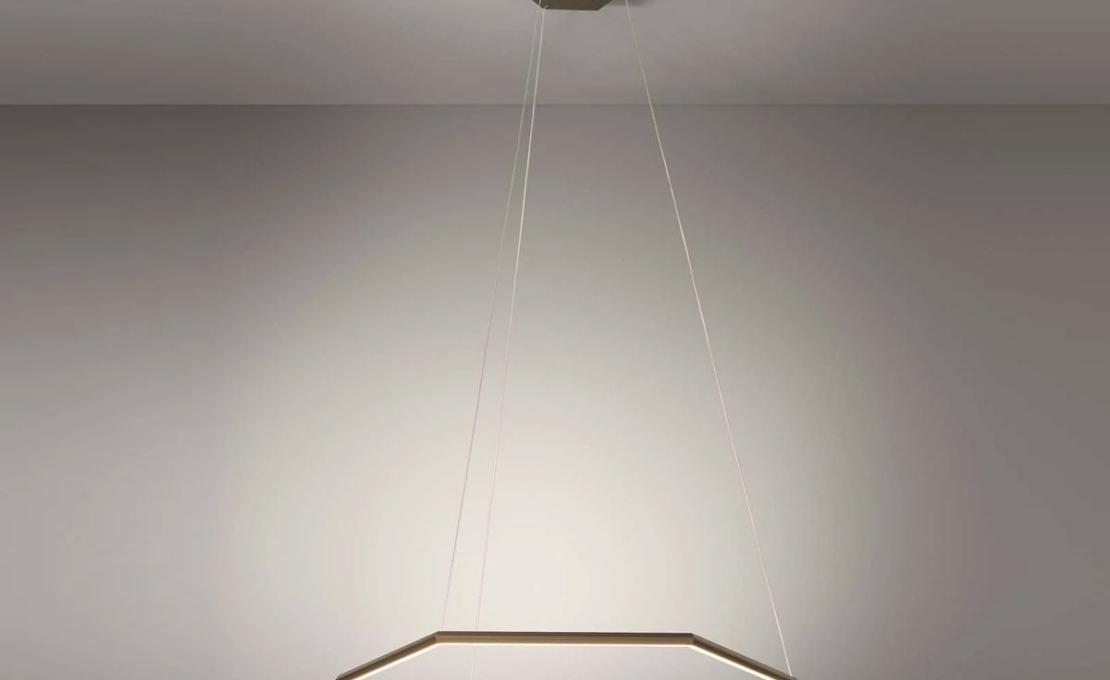 Подвесной светильник модель Poly Esagono 9610 Suspension Lamp от фабрики Olev Lighting