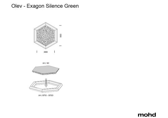 Настольная лампа Exagon Silence Kit от Olev Lighting image 4