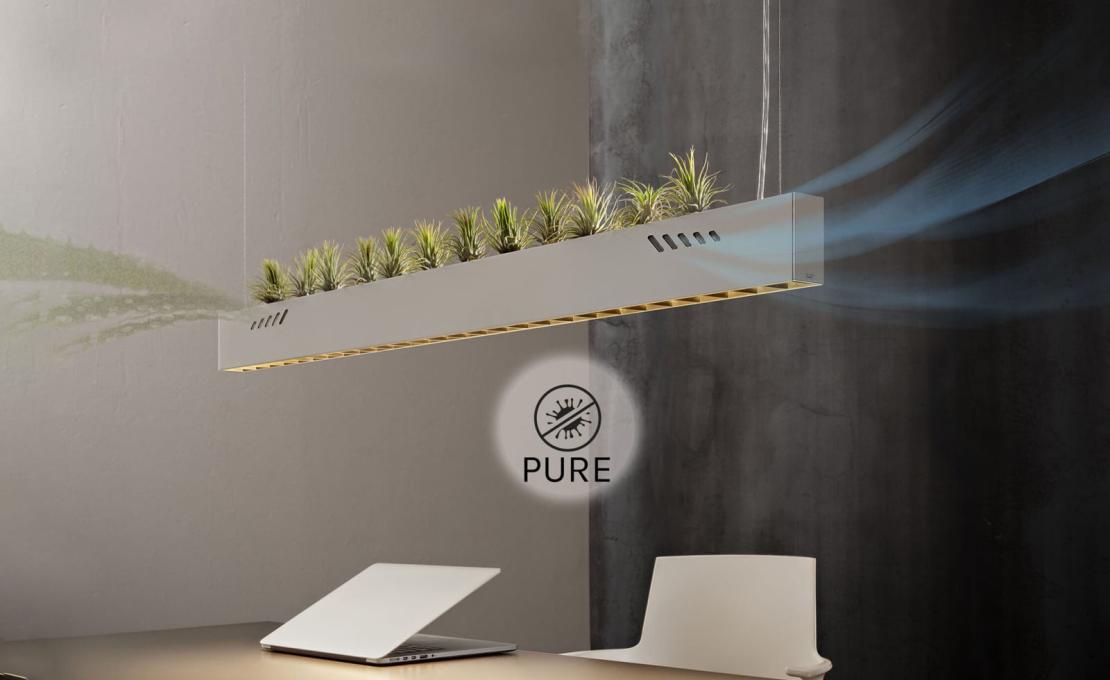 Подвесной светильник модель Pure BioAir Suspension Lamp от фабрики Olev Lighting