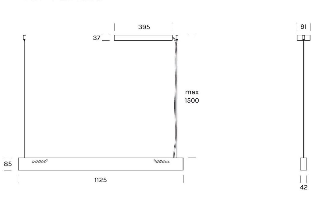 Подвесной светильник модель Pure BioAir Suspension Lamp от фабрики Olev Lighting