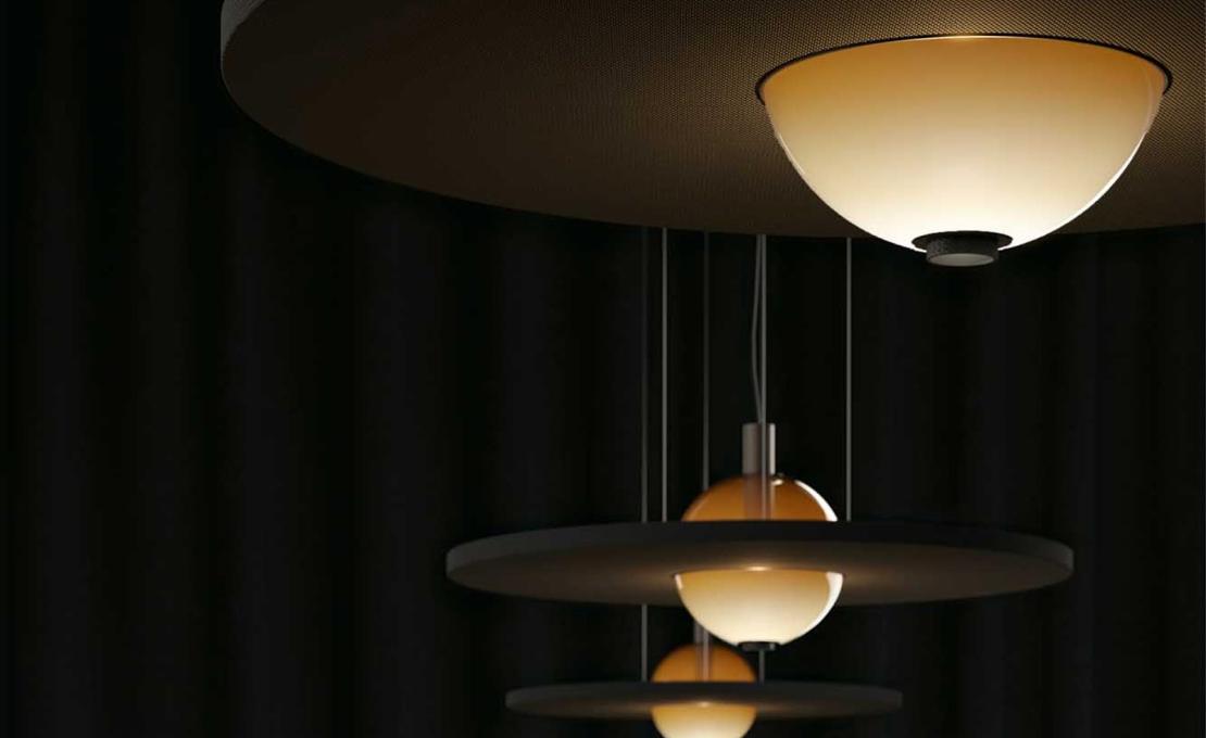 Подвесной светильник модель Eclipse Nuance Silence Suspension от фабрики Olev Lighting