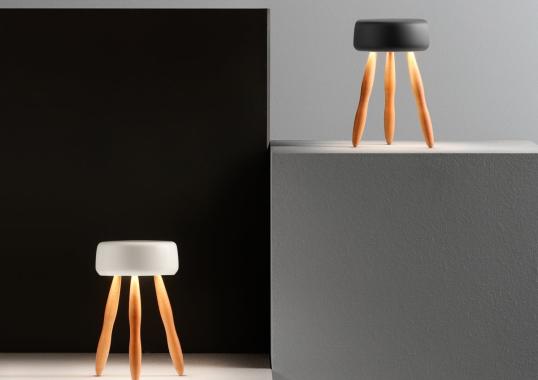 Настольная лампа Drum Portable Table Lamp от Olev Lighting image 4