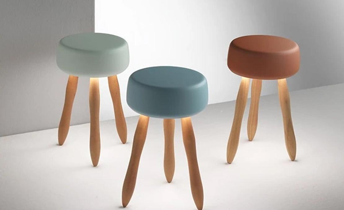 Настольная лампа модель Drum Portable Table Lamp от фабрики Olev Lighting