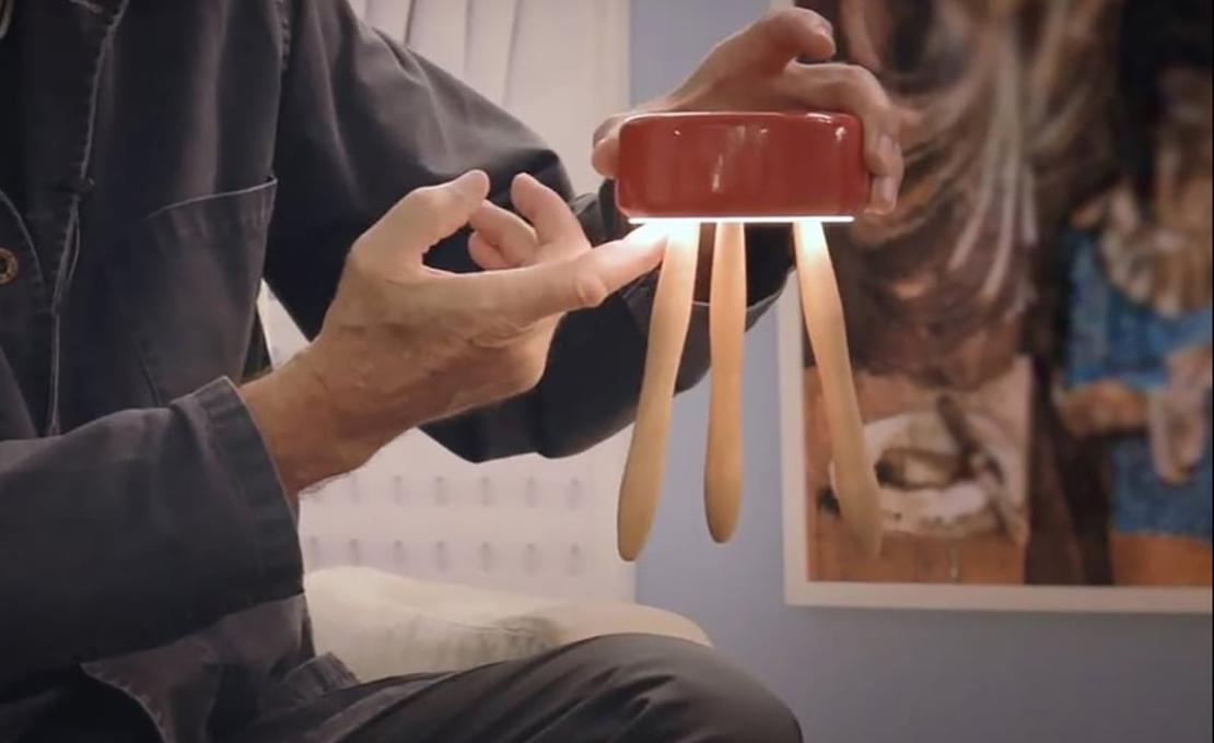 Настольная лампа модель Drum Portable Table Lamp от фабрики Olev Lighting