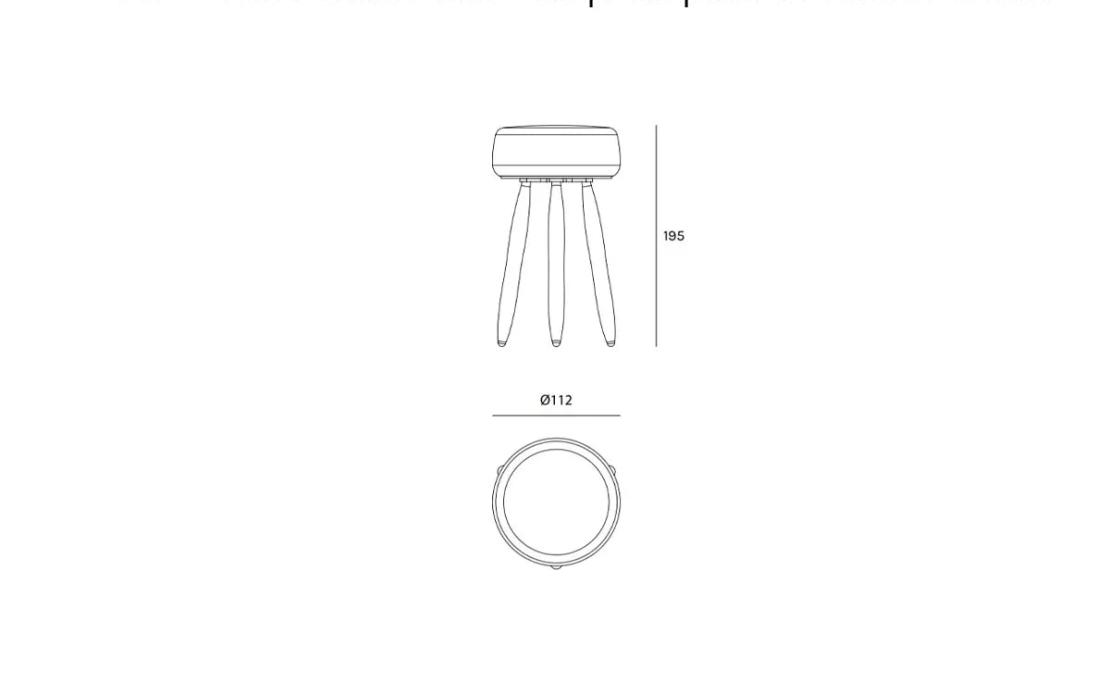 Настольная лампа модель Drum Portable Table Lamp от фабрики Olev Lighting