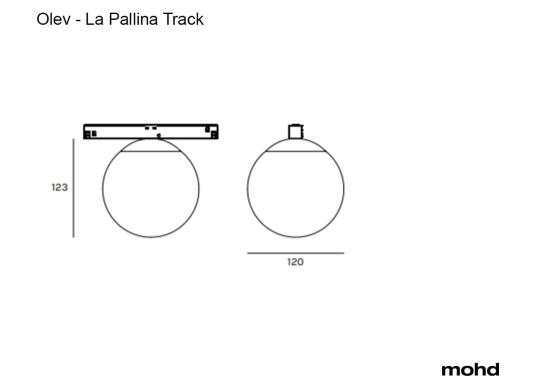 Настольная лампа La Pallina Track Lamp от Olev Lighting image 4