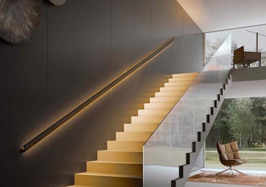 Бра модель Ottomano Handrail with integrated LED от фабрики Olev Lighting