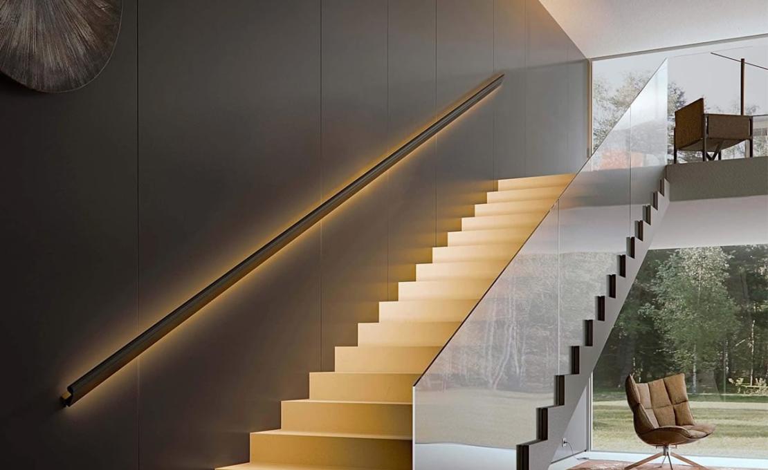 Бра модель Ottomano Handrail with integrated LED от фабрики Olev Lighting