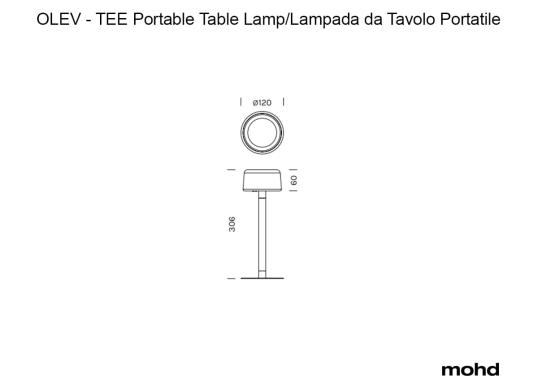 Настольная лампа модель TEE Table Lamp от фабрики Olev Lighting
