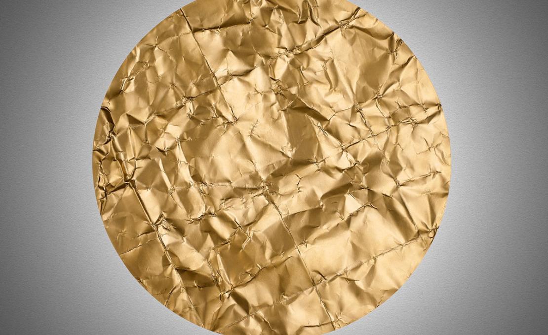 Потолочный светильник модель Luna d'oro Wall/Ceiling Lamp от фабрики Firmamento Milano
