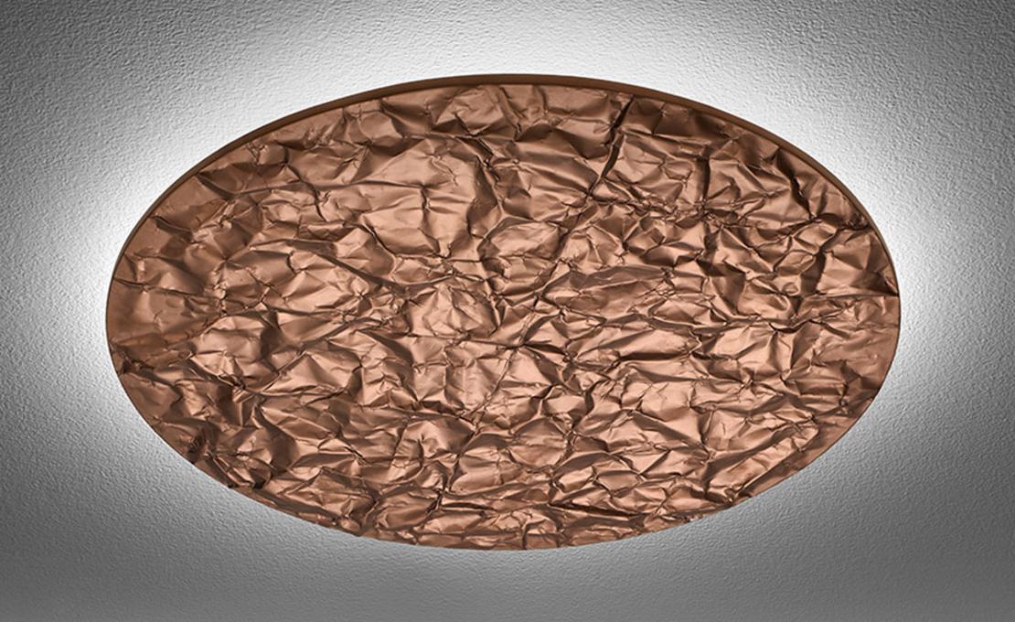 Потолочный светильник модель Luna di rame Wall/Ceiling Lamp от фабрики Firmamento Milano
