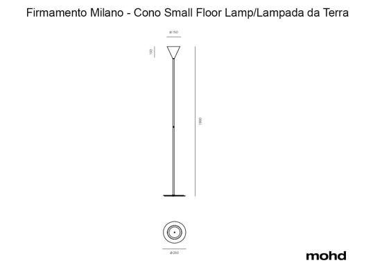 Торшер Cono Small Lampada da Terra от Firmamento Milano image 4