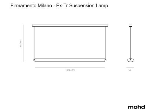 Подвесной светильник Ex-Tr Suspension Lamp - Large от Firmamento Milano image 6