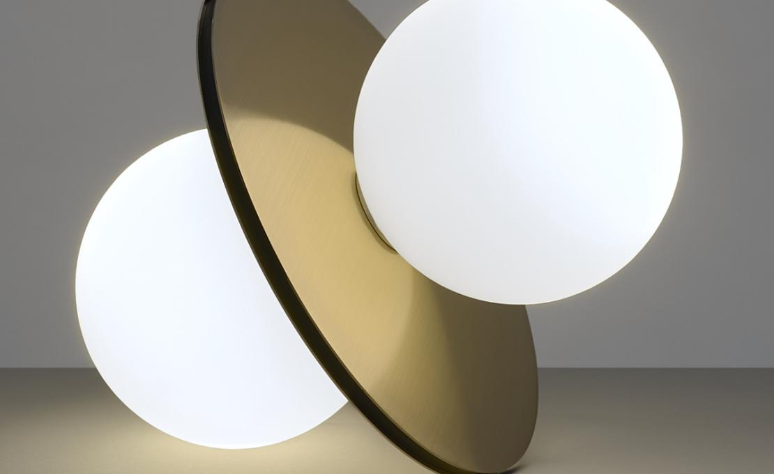 Настольная лампа модель Twins Table Lamp от фабрики Firmamento Milano