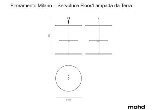 Торшер Servoluce Lampada da Terra от Firmamento Milano image 3