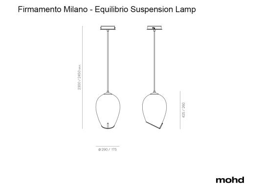 Подвесной светильник Equilibrio Suspension Lamp от Firmamento Milano image 5
