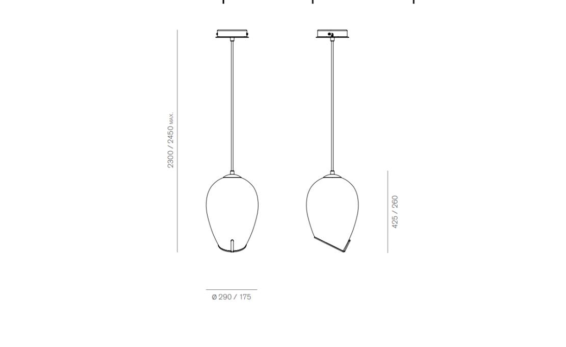 Подвесной светильник модель Equilibrio Suspension Lamp от фабрики Firmamento Milano