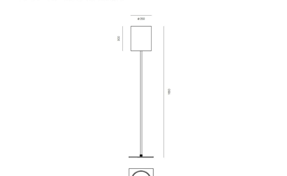 Торшер модель Sesè Floor Lamp от фабрики Firmamento Milano
