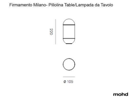 Настольная лампа Pillolina Lampada da Tavolo Ricaricabile от Firmamento Milano image 3