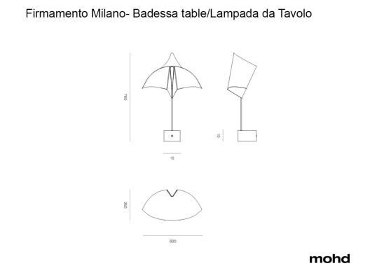 Настольная лампа Badessa Lampada da Tavolo от Firmamento Milano image 4