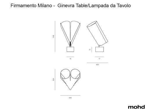 Настольная лампа Ginevra Lampada da Tavolo от Firmamento Milano image 5