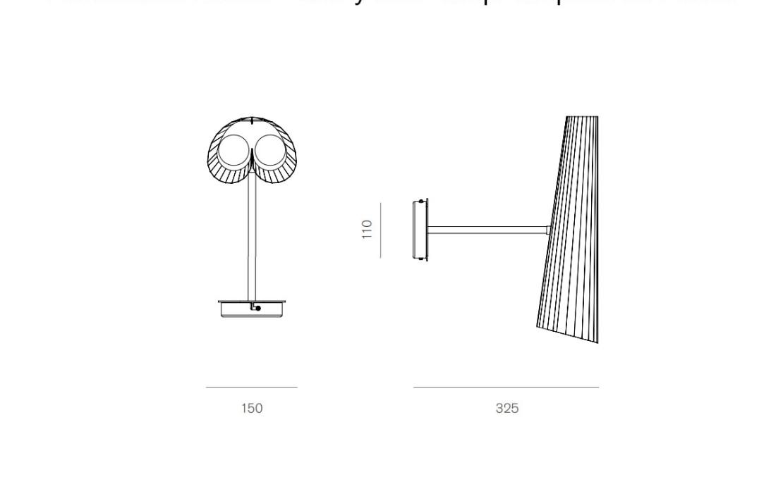 Бра модель Wall-y Wall Lamp от фабрики Firmamento Milano