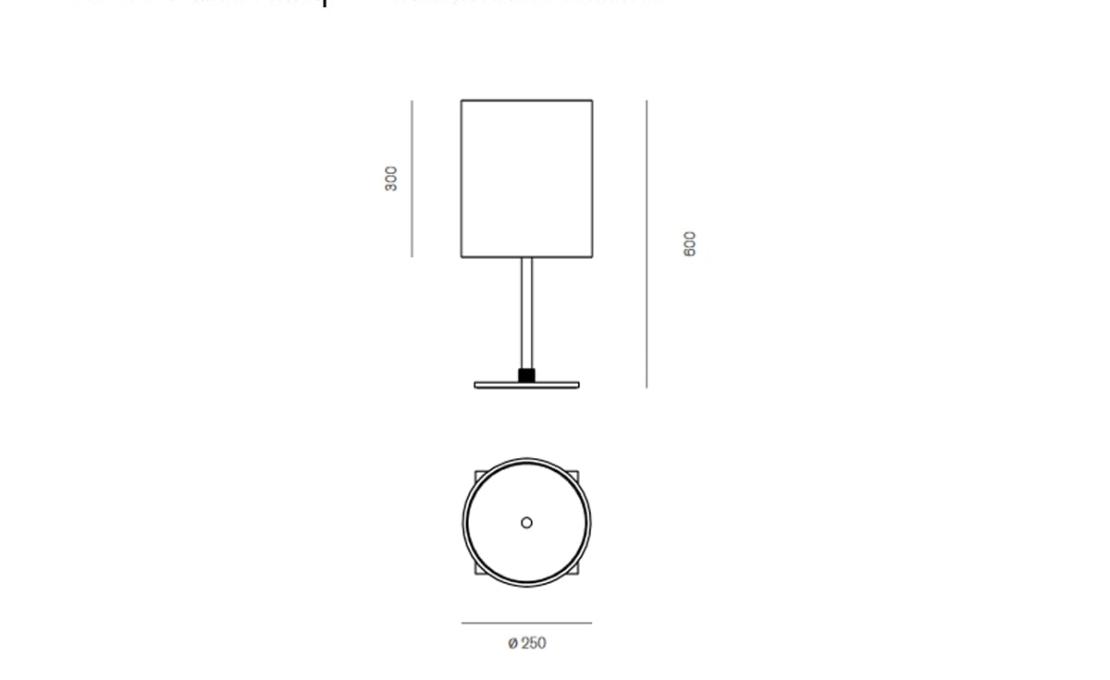 Настольная лампа модель Sesè Table Lamp от фабрики Firmamento Milano