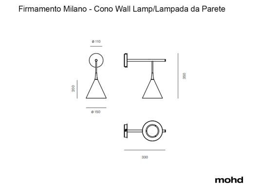 Бра Cono Lampada da Parete от Firmamento Milano image 3