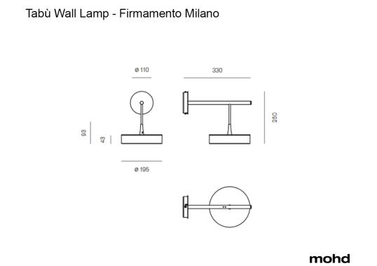 Бра Tambù Wall Lamp от Firmamento Milano image 3