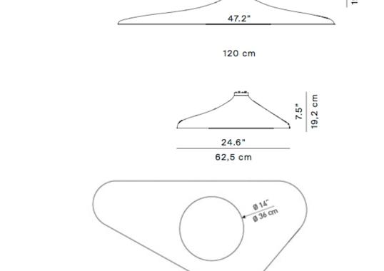Потолочный светильник модель Soleil Noir Lampada da Soffitto от фабрики Luceplan