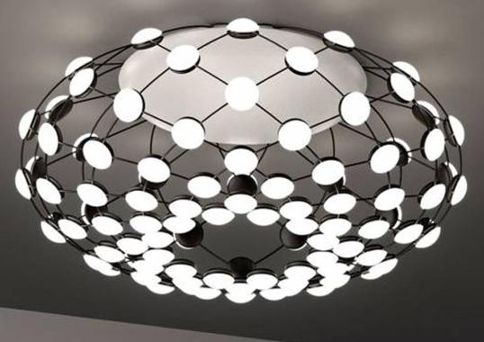 Потолочный светильник модель D86PLN Mesh Lampada da Soffitto от фабрики Luceplan