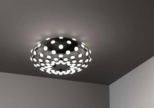 Потолочный светильник модель D86PLN Mesh Lampada da Soffitto от фабрики Luceplan