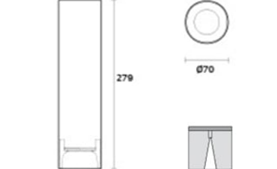 Подвесной светильник модель E04 Minimini Ø 7 cm Lampada da Soffitto от фабрики Luceplan