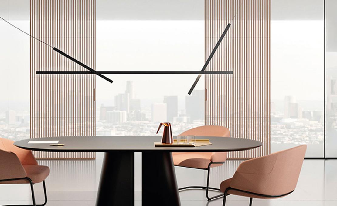 Подвесной светильник модель Across Suspension Lamp от фабрики Luceplan