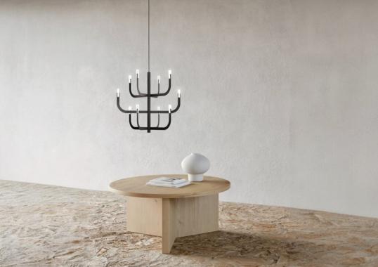 Подвесной светильник модель J-us Configuration E Suspension Lamp от фабрики Luceplan