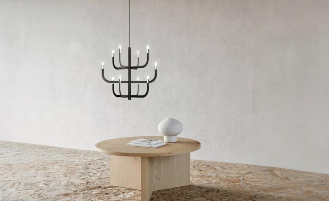 Подвесной светильник модель J-us Configuration E Suspension Lamp от фабрики Luceplan
