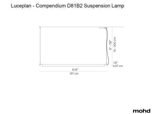 Подвесной светильник модель 250128 от фабрики Luceplan