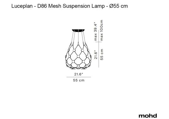 Подвесной светильник модель 813843 от фабрики Luceplan
