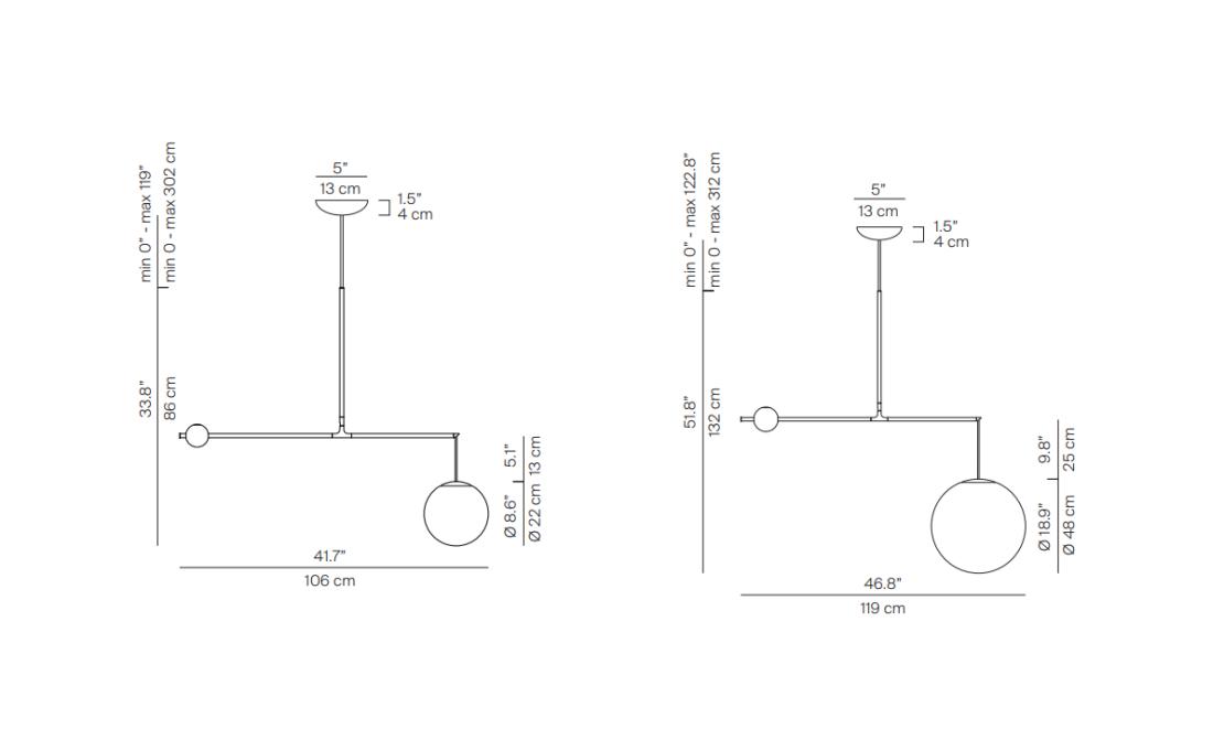 Подвесной светильник модель Malamata Suspension Lamp от фабрики Luceplan