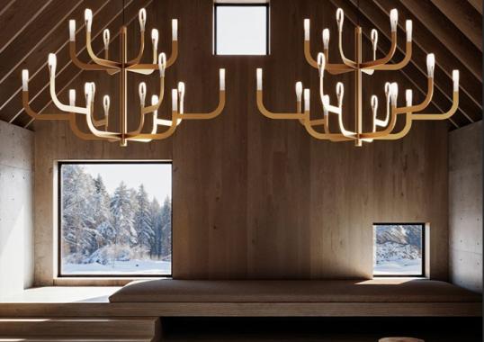 Подвесной светильник модель J-us Configuration G Suspension Lamp от фабрики Luceplan