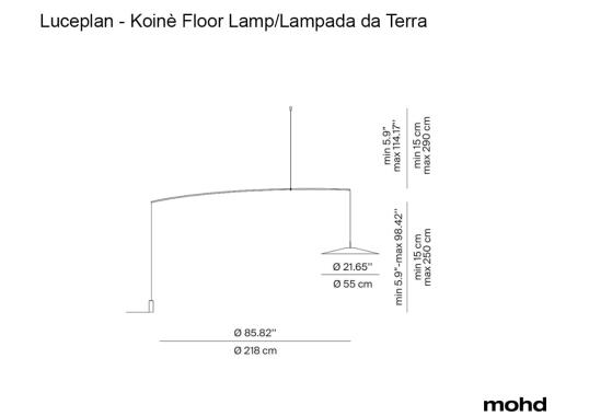 Торшер модель Koinè Floor Lamp от фабрики Luceplan