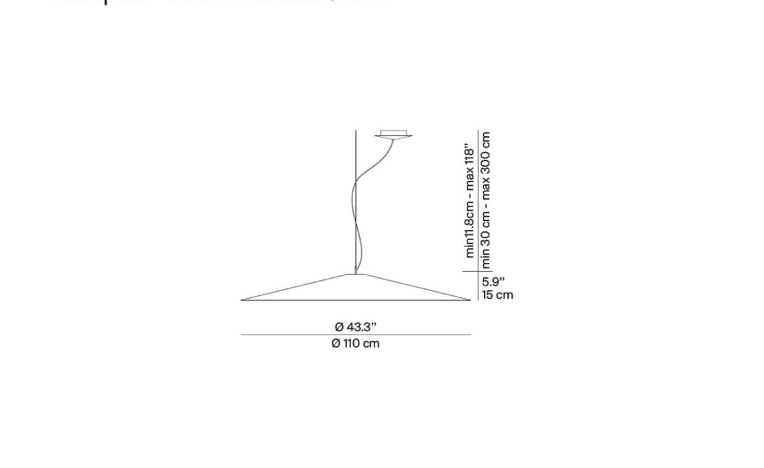 Подвесной светильник модель Koinè Acoustic Suspension Lamp - Ø110 cm от фабрики Luceplan