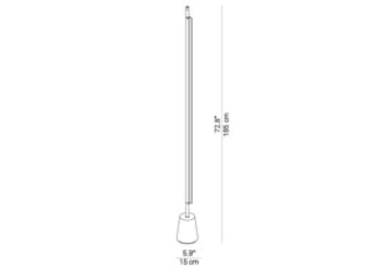 Торшер модель Compendium Floor Lamp от фабрики Luceplan