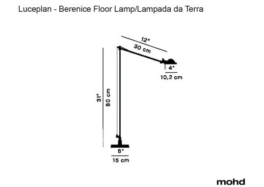Торшер модель Berenice Metal Floor Lamp от фабрики Luceplan