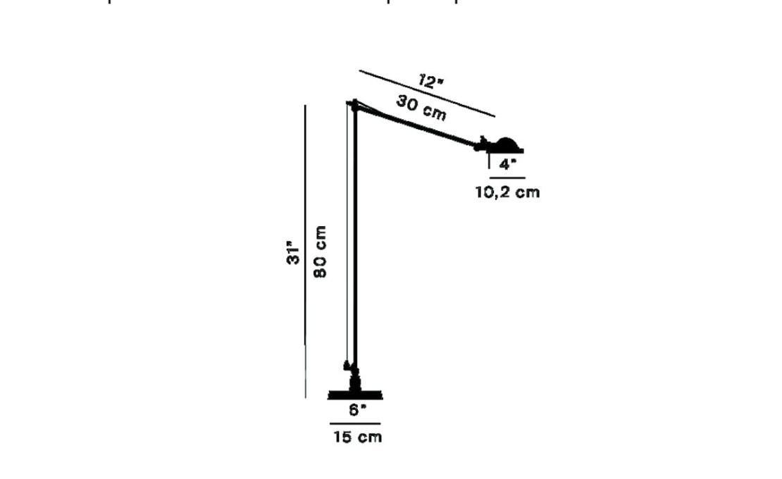Торшер модель Berenice Metal Floor Lamp от фабрики Luceplan